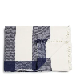 Abbey Stripe Blanket Navy
