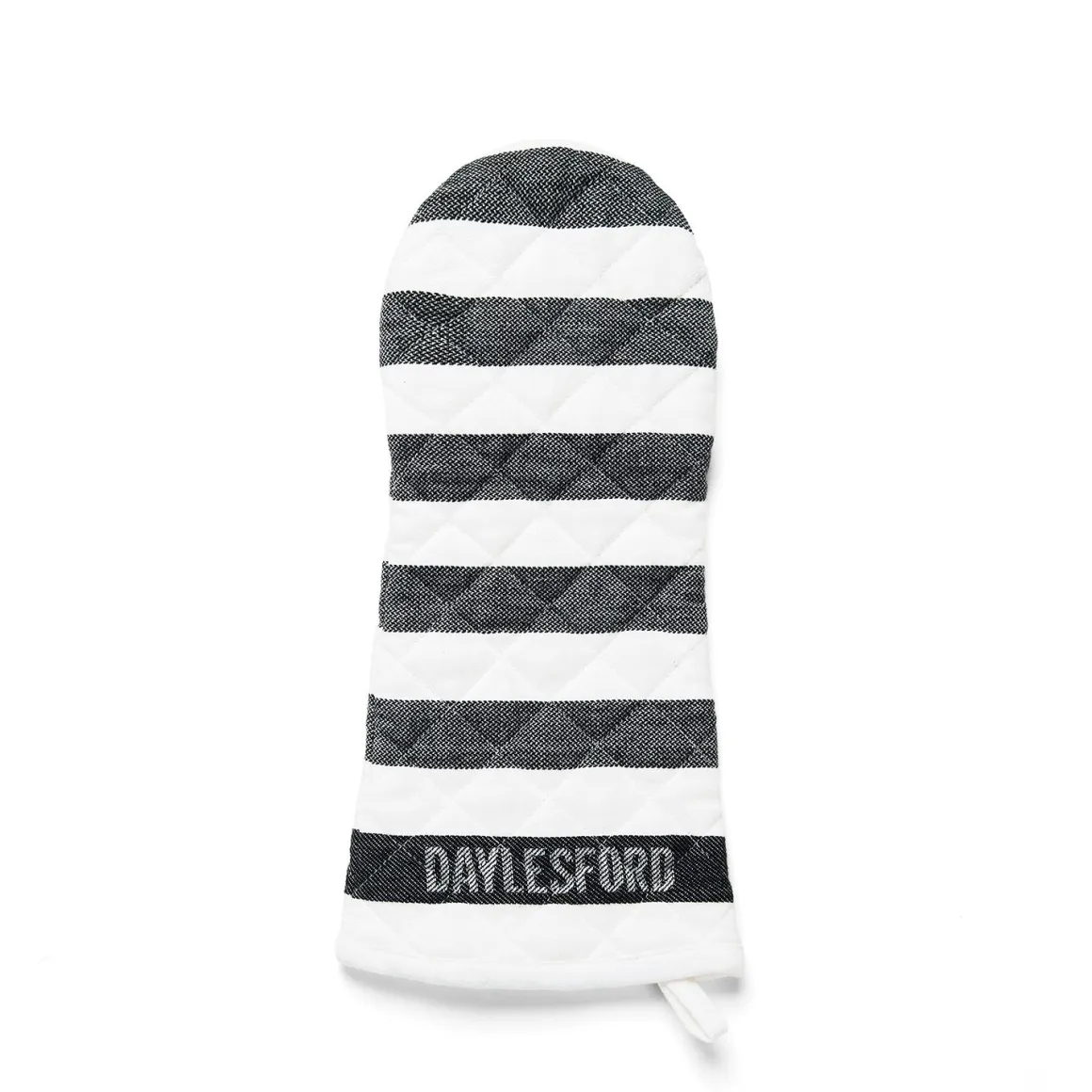 Black & White Stripe Oven Glove