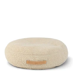 Boucle Dog Bed Cream Large