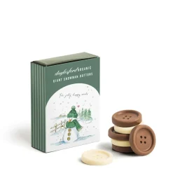 Chocolate Snowman Buttons