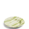 Circus Stripe Green Shallow Bowl