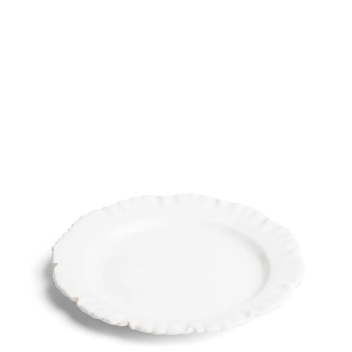 Combs Lunch Plate White