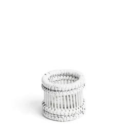Cove Candle Holder White Small