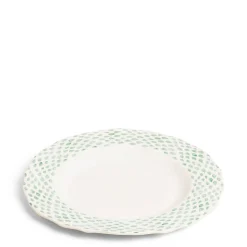 Dot Dinner Plate Green