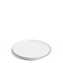 Edge Breakfast Plate Dark Green