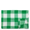 Green & White Check Tablecloth