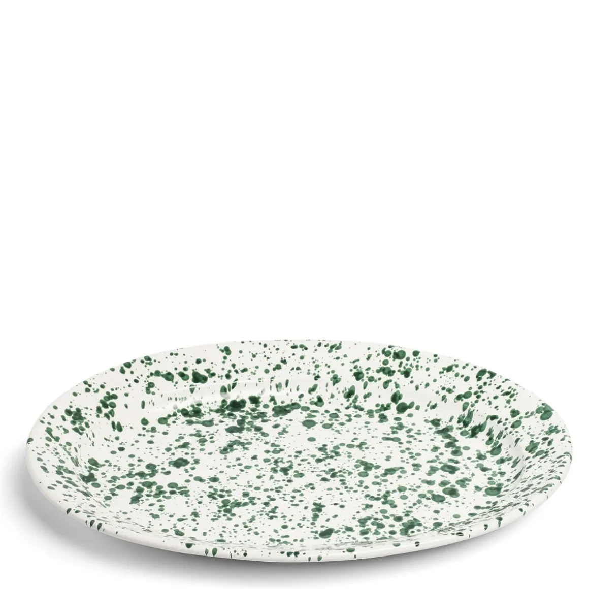 Jackson Oval Dish Green Ceramic