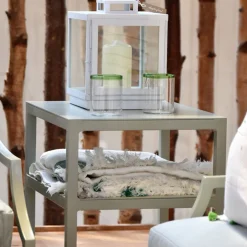 Kingham 2 Tier Side Table, Cotswold Green