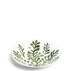 Leaf Shallow Bowl Green