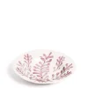 Leaf Shallow Bowl Pink