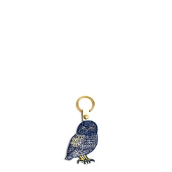 Leather Owl Keyring