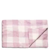 Lilac and White Check Tablecloth