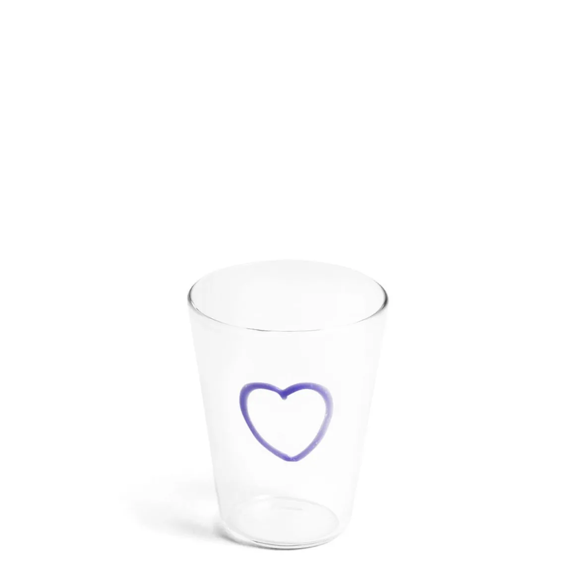 Lilac Heart Glass