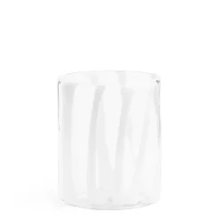 Marais White Stripe Vase