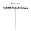 Market Umbrella White Scallop