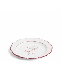 Mushroom Blewit Plate Claret