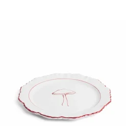 Mushroom Parasol Plate Claret