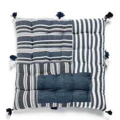 Nila Dhaba Blue Cushion