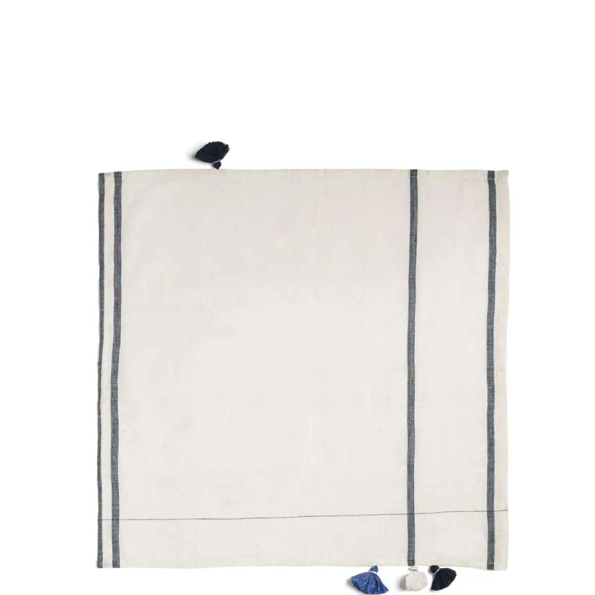 Nila Margin Napkin Blue