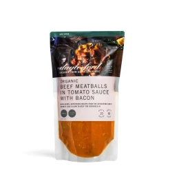 Organic Beef Meatballs with Tomato & Smoked Bacon