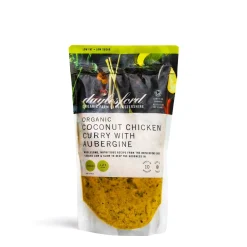 Organic Coconut Chicken Curry with Aubergine