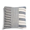 Patchwork Cushion Navy & White