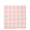 Pink & White Check Napkin