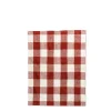 Portobello Gingham Tea Towel Red
