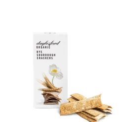 Rye Sourdough Crackers