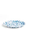Splatter Oval Dish Blue Enamel