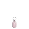 Taupe Leather Key Fob with a Bee