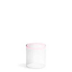 Tealight Holder Pink Rim