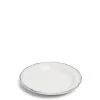 Vintage Side Plate Double Blue Border
